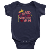 Who Needs Cupid When Everyone Loves Me Baby Bodysuit, Valentine's Day - J & S Graphics