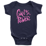 GIRL POWER Snap One Piece BABY BODYSUIT - J & S Graphics