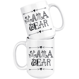 MAMA BEAR Coffee Mug, 11oz and 15oz - J & S Graphics