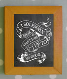 I Solemnly Swear that I am up to No Good, 8x10 Instant Download Digital Decor Print, Harry Potter - J & S Graphics