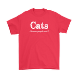 CATS Because People Suck Men's T-Shirt