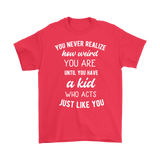 You Never Realize How Weird You Are, Mom or Dad T-Shirt, Men's T-Shirt - J & S Graphics