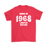 Made in 1968 Limited Edition Unisex short sleeve t-shirt