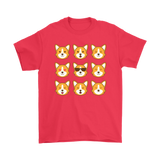 CORGI Emojis Emoticons CORGI Unisex T-Shirt