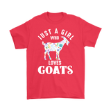 Just a Girl Who Loves GOATS Unisex T-Shirt