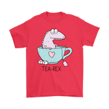 TEA REX - Humorous Men's T-Shirt, T-Rex - J & S Graphics