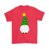 CHRISTMAS TREE GNOME Men's/Unisex T-Shirt