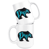 PAPA BEAR 11oz or 15oz COFFEE MUG