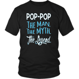 POP-POP The Man. The Myth. The Legend. Unisex T-Shirt - J & S Graphics