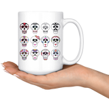 SUGAR SKULLS Coffee Mug 11oz or 15oz