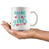 Mom of Girls Coffee Mug 11oz or 15oz