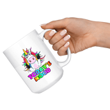 Today's Mood: Unicorn Giving Middle Finger COFFEE MUG 11oz or 15oz