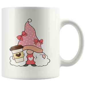 COFFEE GNOME Pink Garden Gnome COFFEE MUG 11oz or 15oz