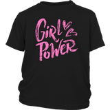 GIRL POWER Snap Youth T-Shirt - J & S Graphics