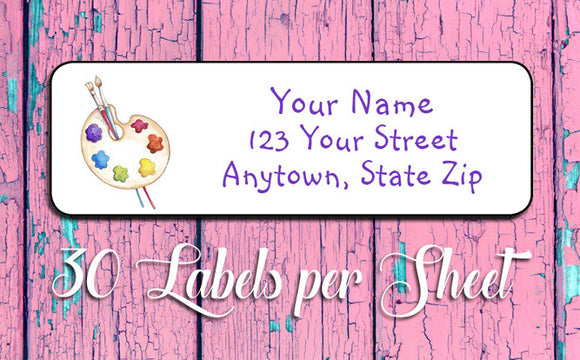 Personalized Artist Palette Sign