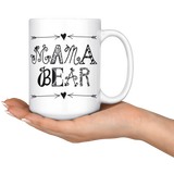 MAMA BEAR Coffee Mug, 11oz and 15oz - J & S Graphics