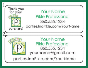 Personalized PIKLE Professional Catalog Labels or Address Labels, 30 Labels, Home Parties - J & S Graphics