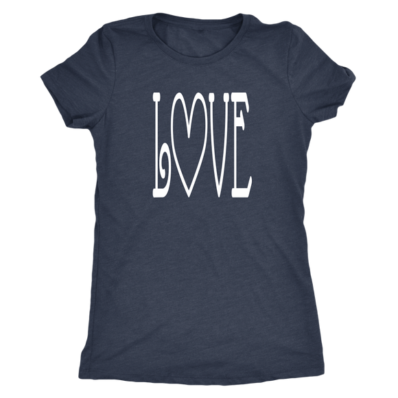 LOVE Women's Triblend T-Shirt - J & S Graphics