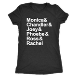 FRIENDS Name List Triblend Women's T-Shirt