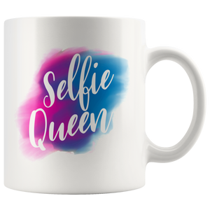 SELFIE QUEEN 11oz Coffee Mug - J & S Graphics