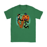 Halloween LOVE Men's and Women's T-Shirts