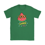 Summer Vibes Watermelon with Sunglasses Women's T-Shirt