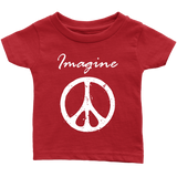 IMAGINE PEACE Short Sleeve Infant T-Shirt - J & S Graphics