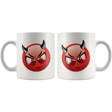 Devil Emoji Coffee Mug - J & S Graphics