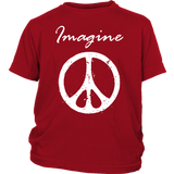 IMAGINE PEACE Youth Sleeve T-Shirt - J & S Graphics