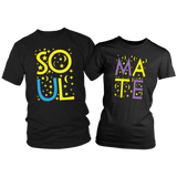 His and Hers Matching COUPLES SOUL MATE T-Shirts - J & S Graphics