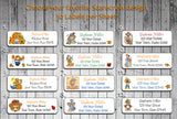 Personalized SCARECROWS AUTUMN, FALL Address LABELS, Seasonal - J & S Graphics