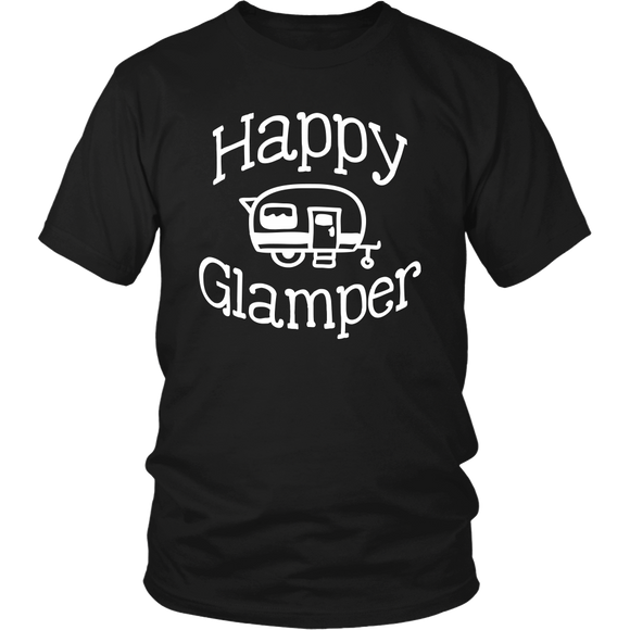 HAPPY GLAMPER Unisex T-Shirt - J & S Graphics
