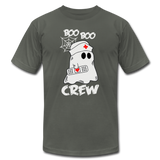 NURSE BOO BOO CREW Unisex Jersey T-Shirt by Bella + Canvas - asphalt