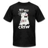 NURSE BOO BOO CREW Unisex Jersey T-Shirt by Bella + Canvas - black