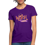 Witch Please Halloween Women's T-Shirt - purple
