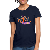 Witch Please Halloween Women's T-Shirt - navy