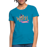 Witch Please Halloween Women's T-Shirt - turquoise