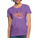 Witch Please Halloween Women's T-Shirt - purple heather