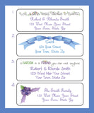 Personalized SPRING FLORAL Address LABELS Spring Flowers Return Address Labels - J & S Graphics