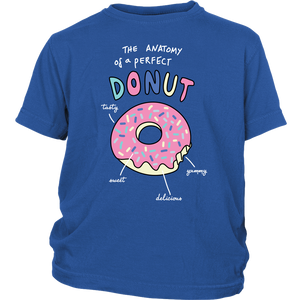 The ANATOMY of a DONUT Child/Youth T-Shirt - J & S Graphics