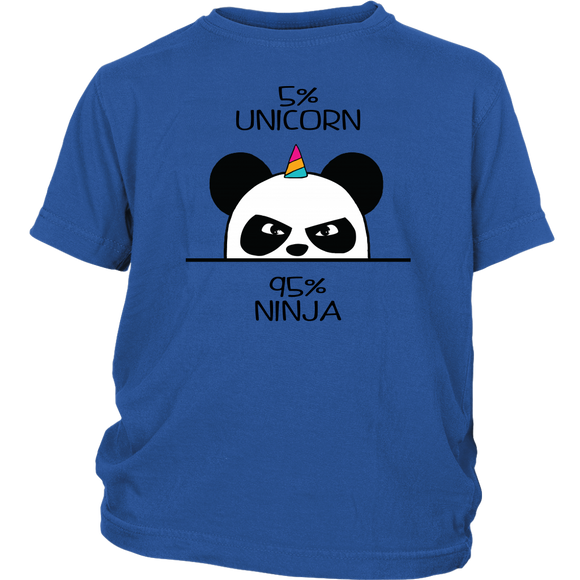 NINJA UNICORN PANDA Child/Youth T-Shirt - J & S Graphics