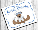 SWEET DREAMS Teddy Bear Print for Baby's or Child's Room Nursery Decor Boy or Girl INSTANT DOWNLOAD - J & S Graphics