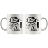 I Crossfit, I Cross My Fingers and Hope I Fit into my Jeans COFFEE MUG 11oz or 15oz