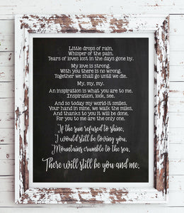 THANK YOU - Led Zeppelin Lyric Quote Typography INSTANT Download Wall Decor Faux Chalkboard Design - J & S Graphics