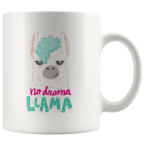 No Drama Llama COFFEE MUG 11oz or 15oz