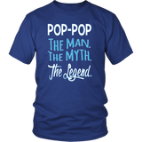 POP-POP The Man. The Myth. The Legend. Unisex T-Shirt - J & S Graphics