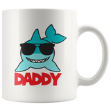 Couples COFFEE MUG Set, Mommy Shark & Daddy Shark Matching Mugs