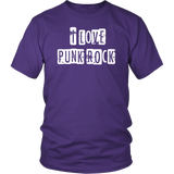 I LOVE PUNK ROCK Unisex T-Shirt - J & S Graphics