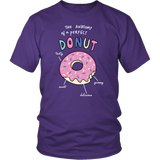 The ANATOMY of a DONUT Unisex T-Shirt - J & S Graphics