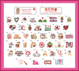 Personalized VALENTINE'S DAY Address Labels Love, Hearts Return Address - J & S Graphics